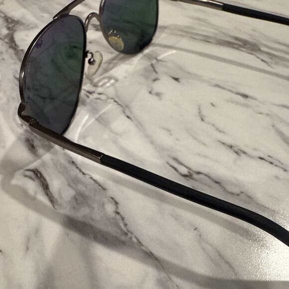 Rock Night 8503 Sunglasses Frame Mens Polished Silver Full Rim Aviator 58-11-135 - Picture 5 of 6